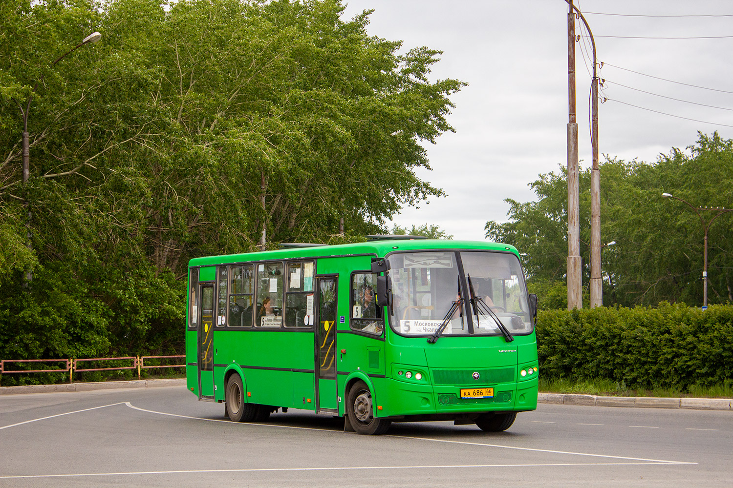 Свердловская область, ПАЗ-320412-04 "Вектор" № КА 686 66