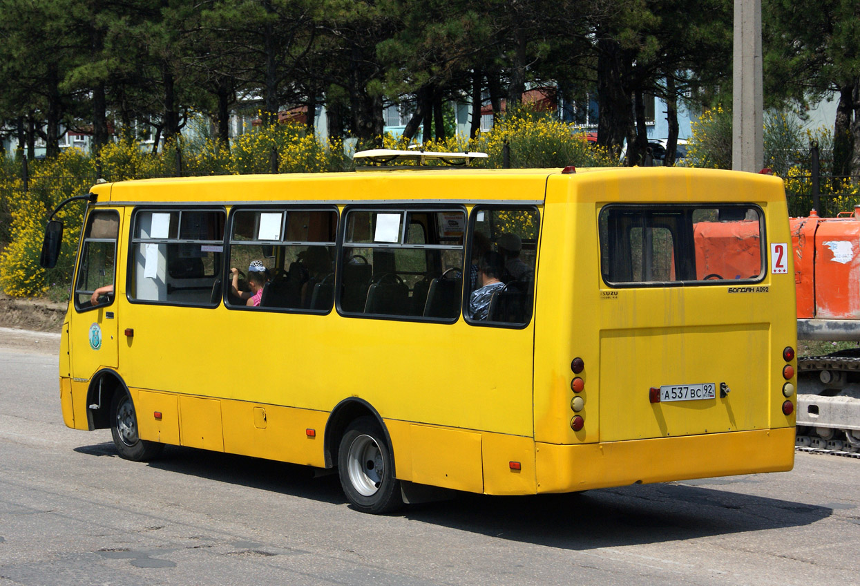 Севастополь, Богдан А092 (Y99-C39) № А 537 ВС 92