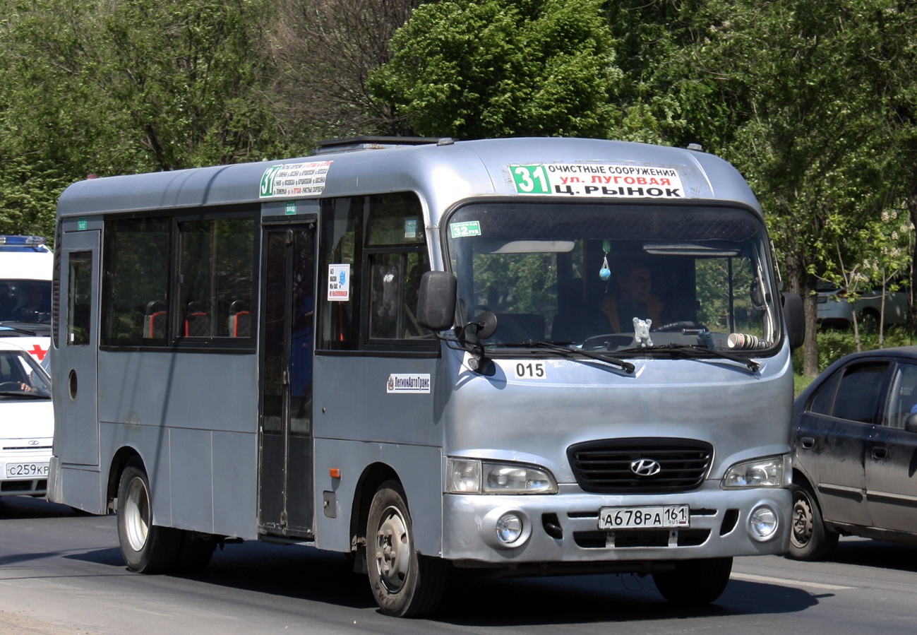 Ростовская область, Hyundai County LWB C09 (ТагАЗ) № 015 Ростовская область, Hyundai County LWB C09 (ТагАЗ) № 015