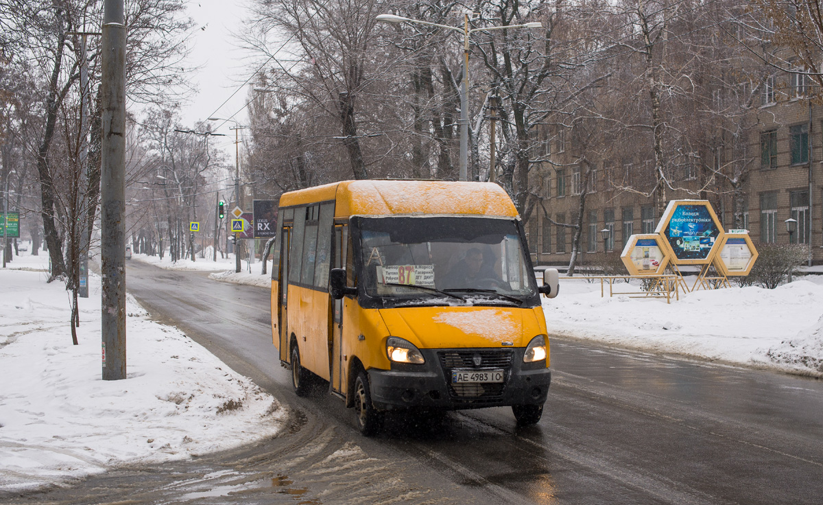 Днепропетровская область, Рута 25D № AE 4983 IO
