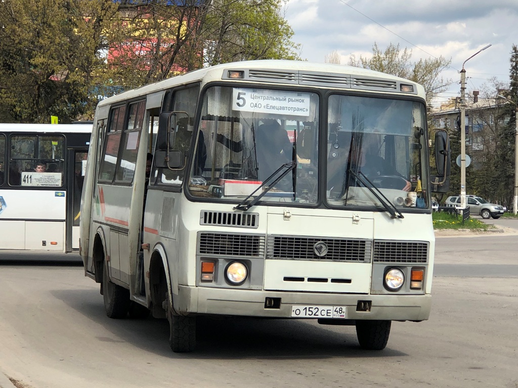 Липецкая область, ПАЗ-32054-07 № О 152 СЕ 48
