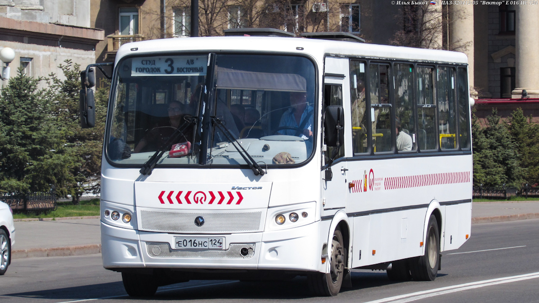 Красноярский край, ПАЗ-320412-05 "Вектор" № Е 016 НС 124