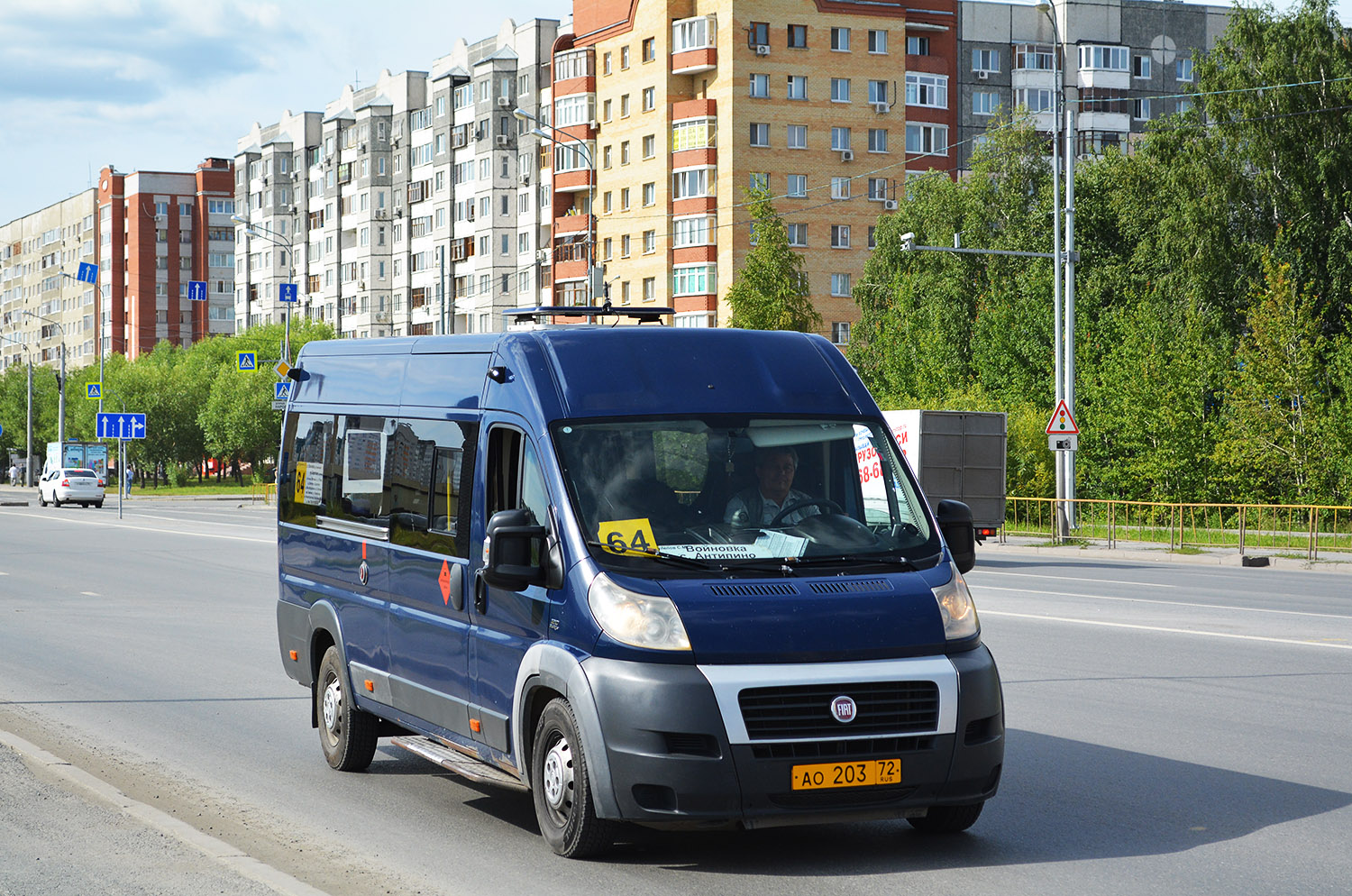 Тюменская область, Нижегородец-FST613 (FIAT Ducato) № АО 203 72