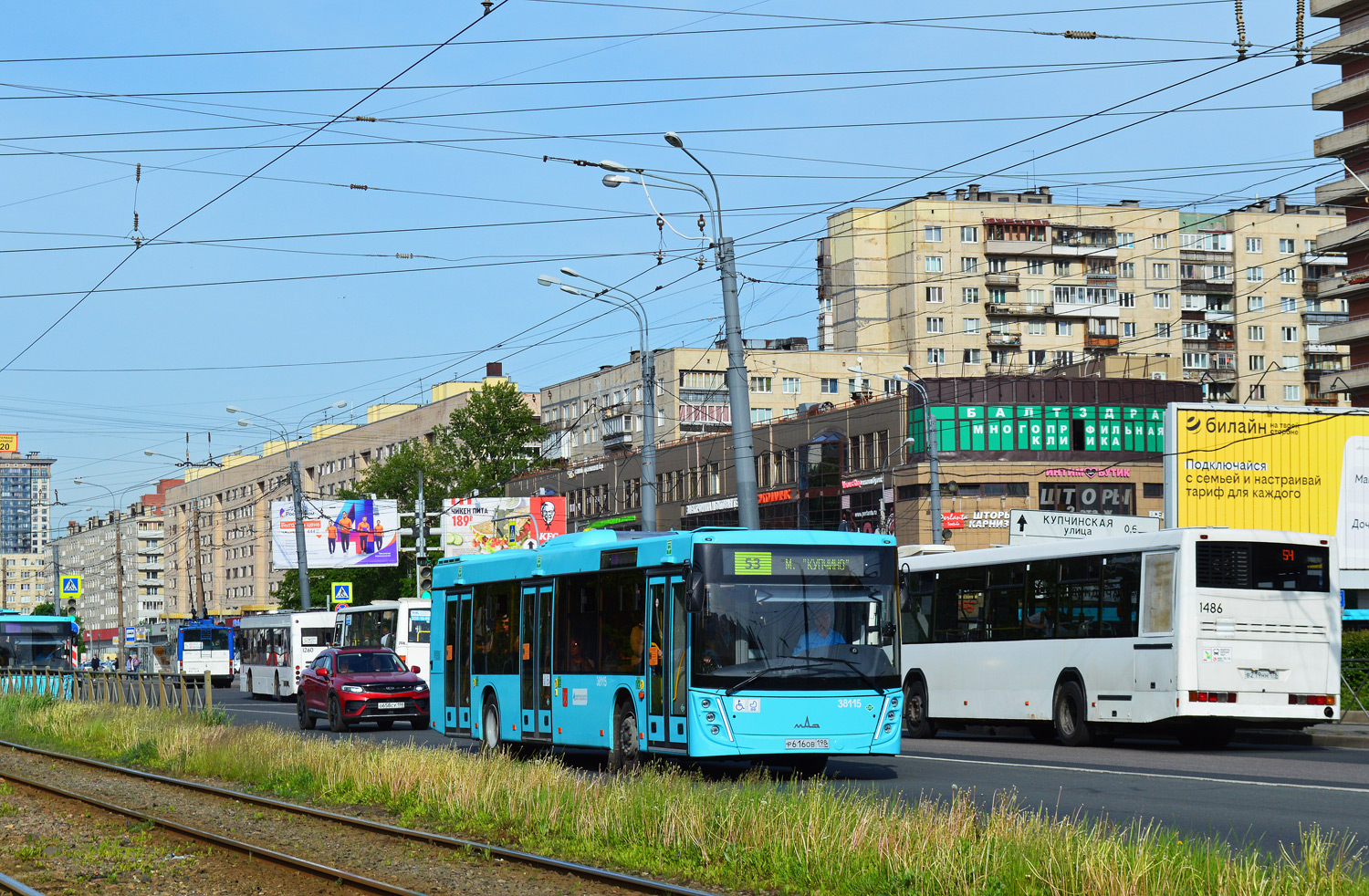 Санкт-Петербург, МАЗ-203.945 № 38115