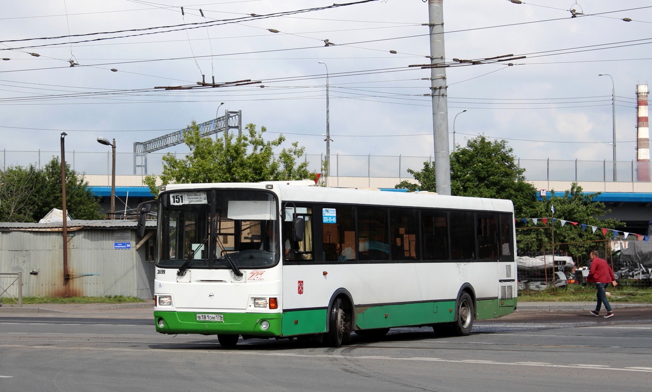 Санкт-Петербург, ЛиАЗ-5293.60 № 3699