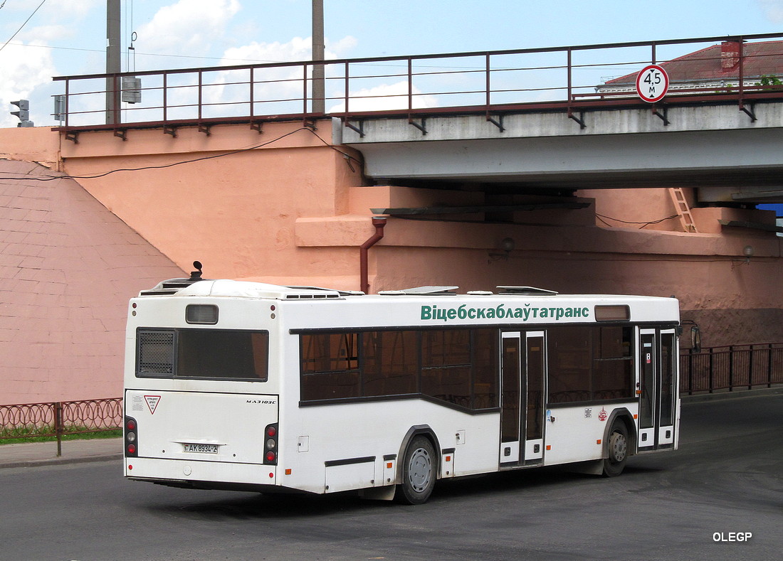 Витебская область, МАЗ-103.586 № АК 8934-2