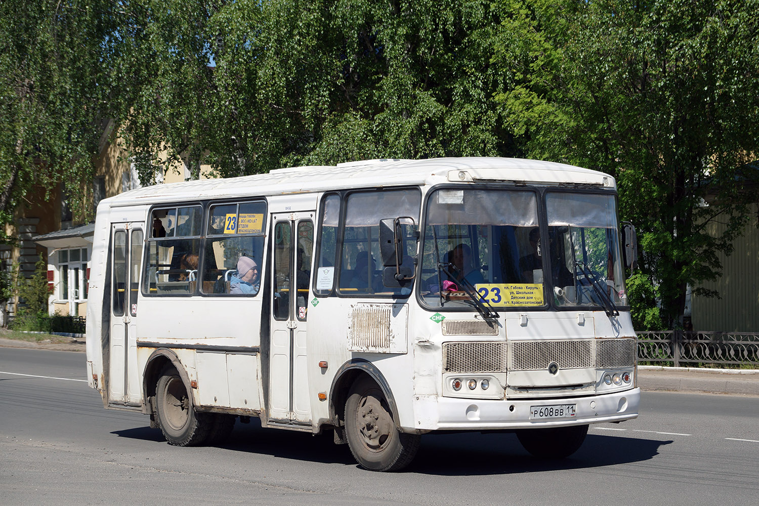 Коми, ПАЗ-32054 № Р 608 ВВ 11