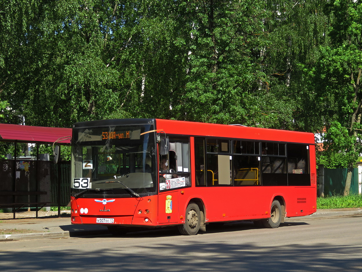 Кировская область, МАЗ-206.068 № Х 007 ОО 43