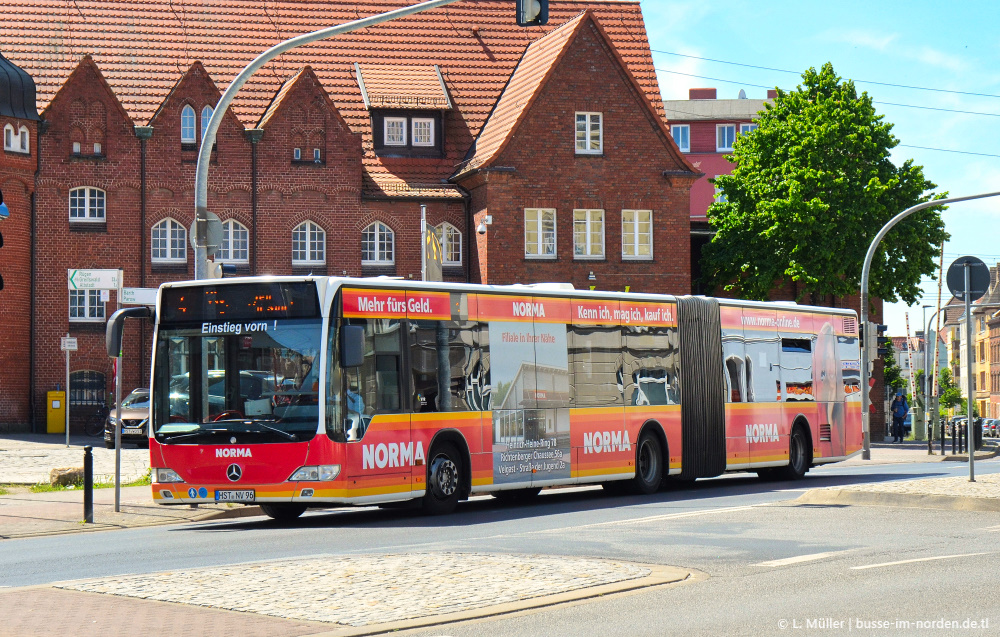 Мекленбург-Передняя Померания, Mercedes-Benz O530G Citaro facelift G № 2096