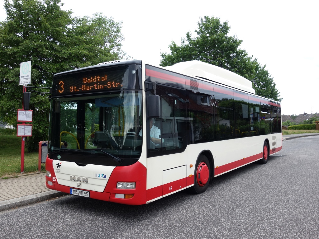 Hesse, MAN A21 Lion's City NL313 CNG # 55