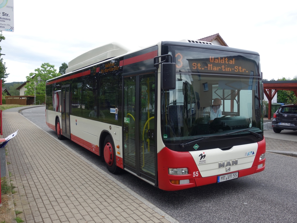 Hesse, MAN A21 Lion's City NL313 CNG # 55