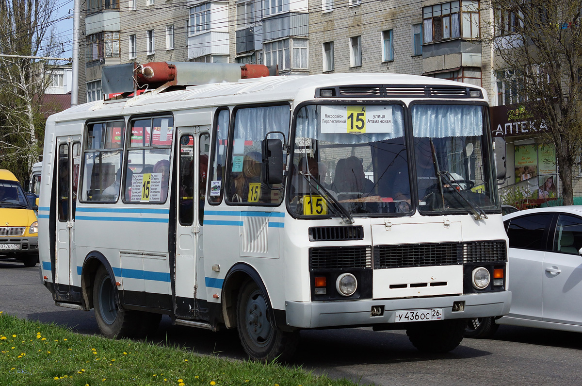Ставропольский край, ПАЗ-32054 № У 436 ОС 26