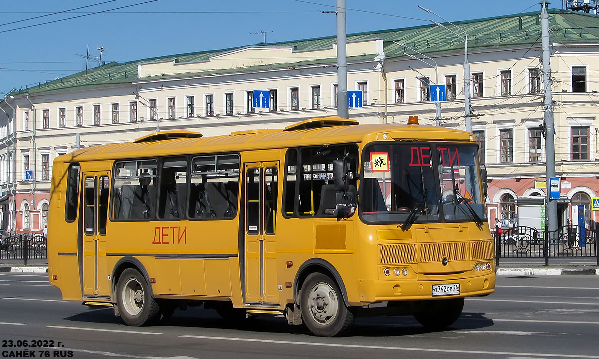 Ярославская область, ПАЗ-423470-04 № О 742 ОР 76