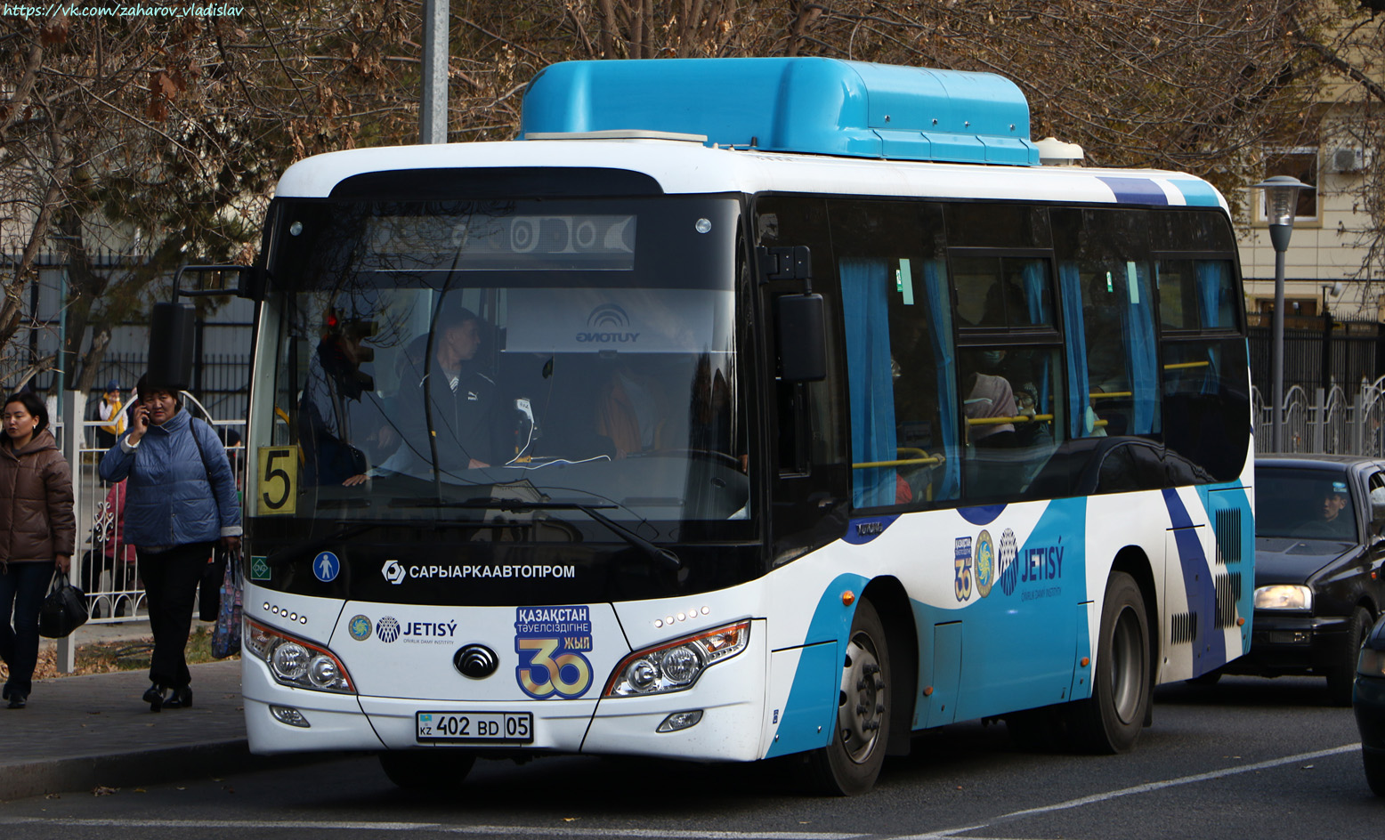 Жетысуская область, Yutong ZK6852HG (СарыаркаАвтоПром) № 402 BD 05
