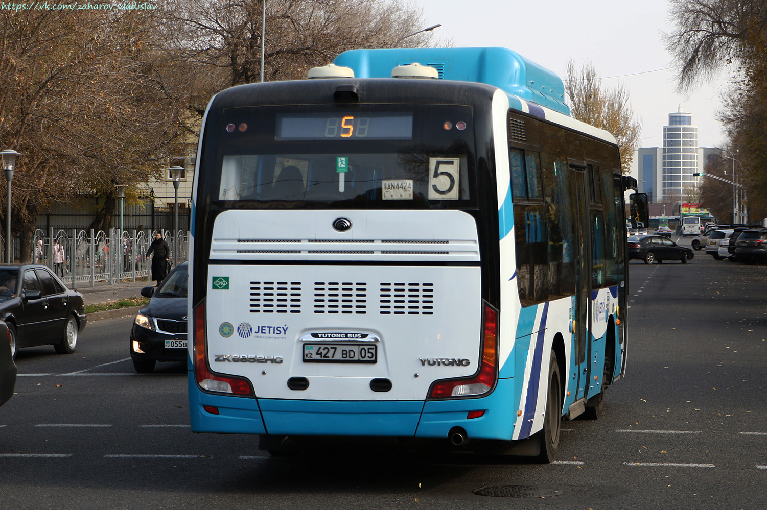 Жетысуская область, Yutong ZK6852HG (СарыаркаАвтоПром) № 427 BD 05