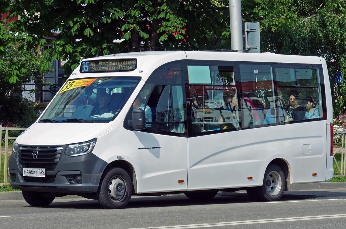 Ставропольский край, ГАЗ-A68R52 City № М 446 КХ 126