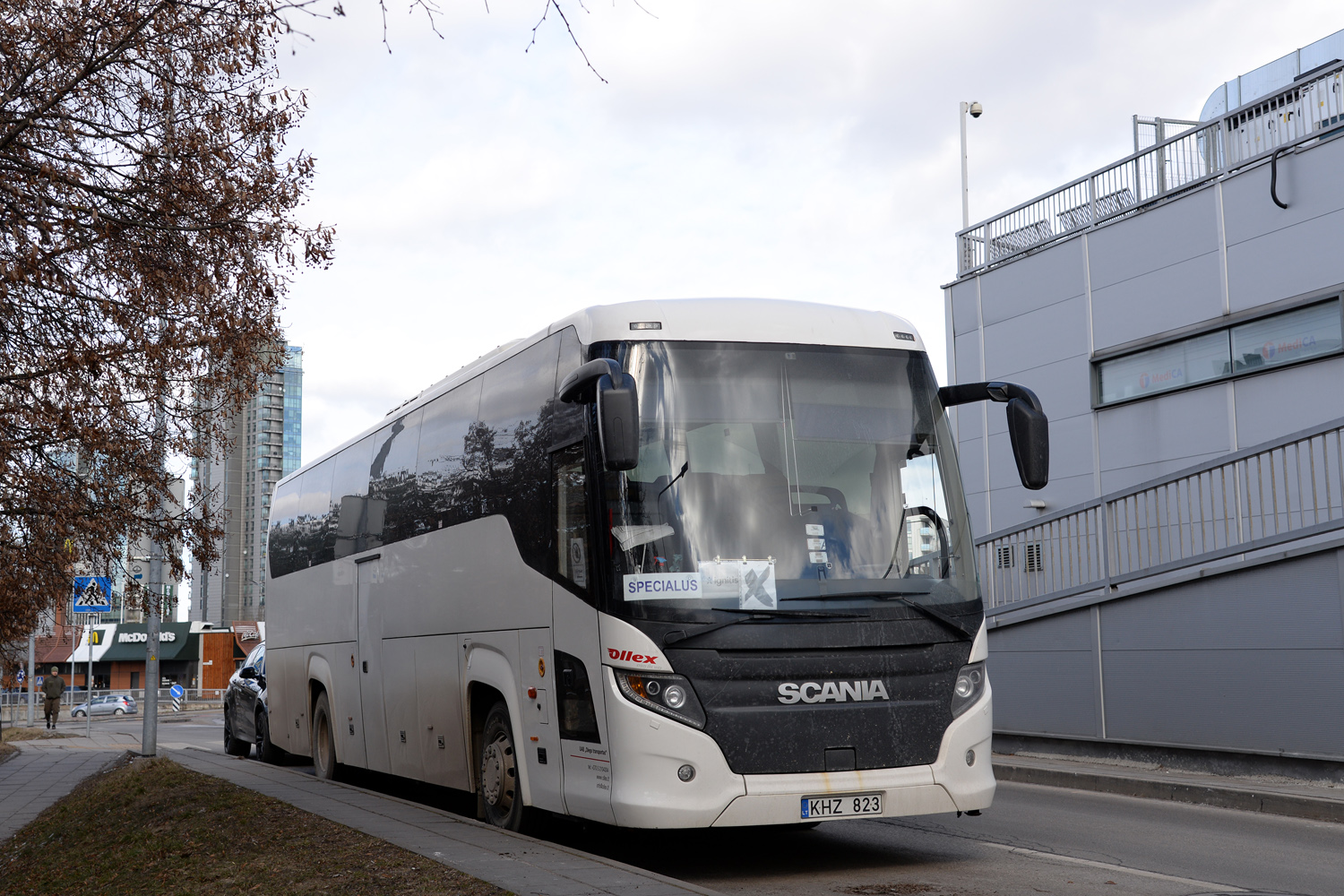 Литва, Scania Touring HD 12.0 № KHZ 823 Литва, Scania Touring HD 12.0 № KHZ 823