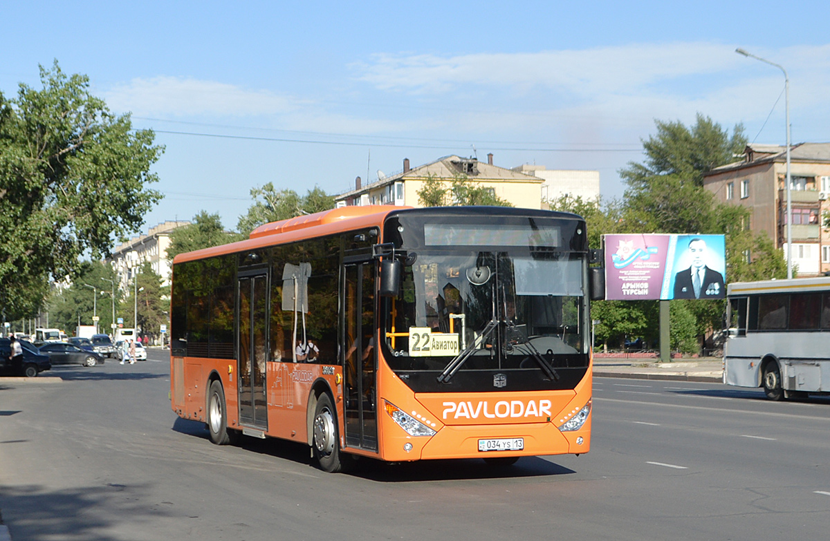 Павлодарская область, Zhong Tong LCK6105HG Fashion (СемАЗ) № 034 YS 13