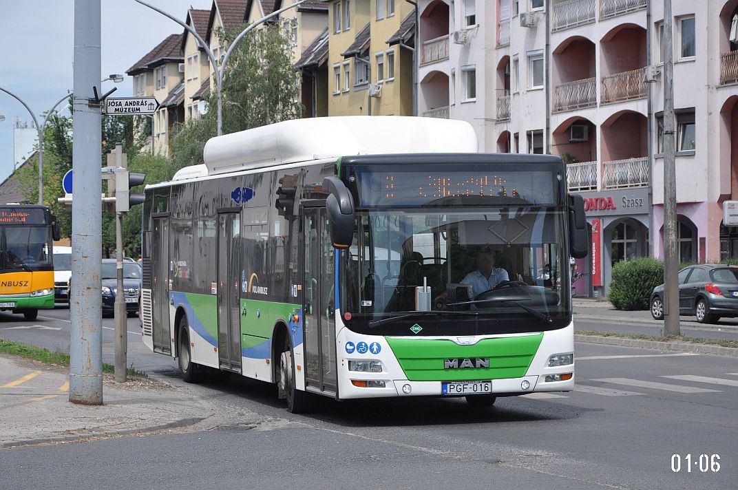 Венгрия, MAN A21 Lion's City NL273 CNG № PGF-016
