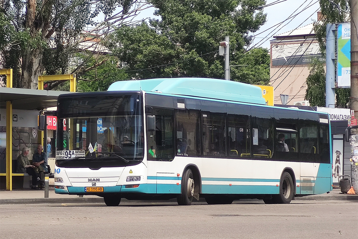 Днепропетровская область, MAN A21 Lion's City NL243 CNG № AE 3193 AB