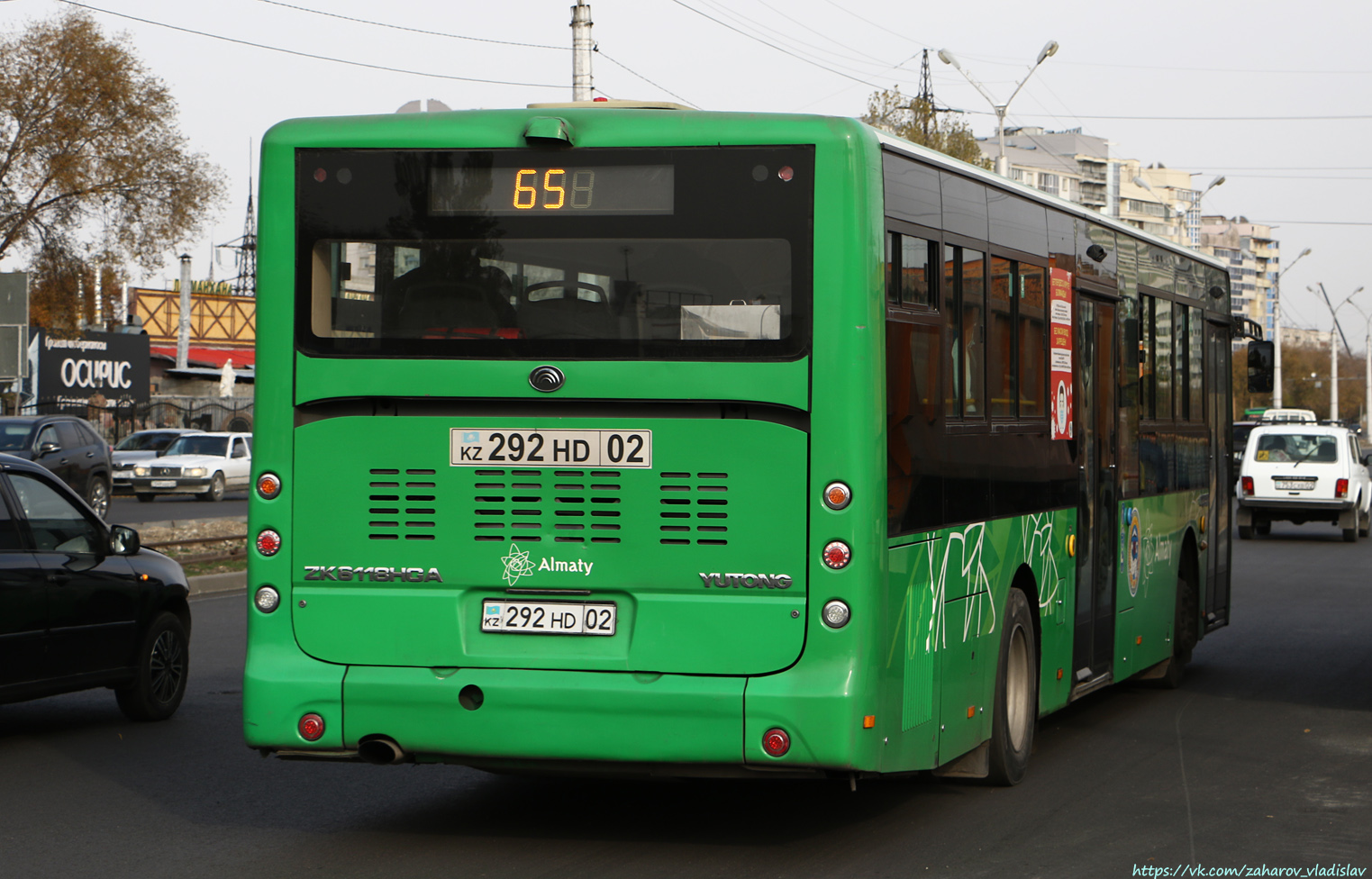 Almaty, Yutong ZK6118HGA sz.: 292 HD 02