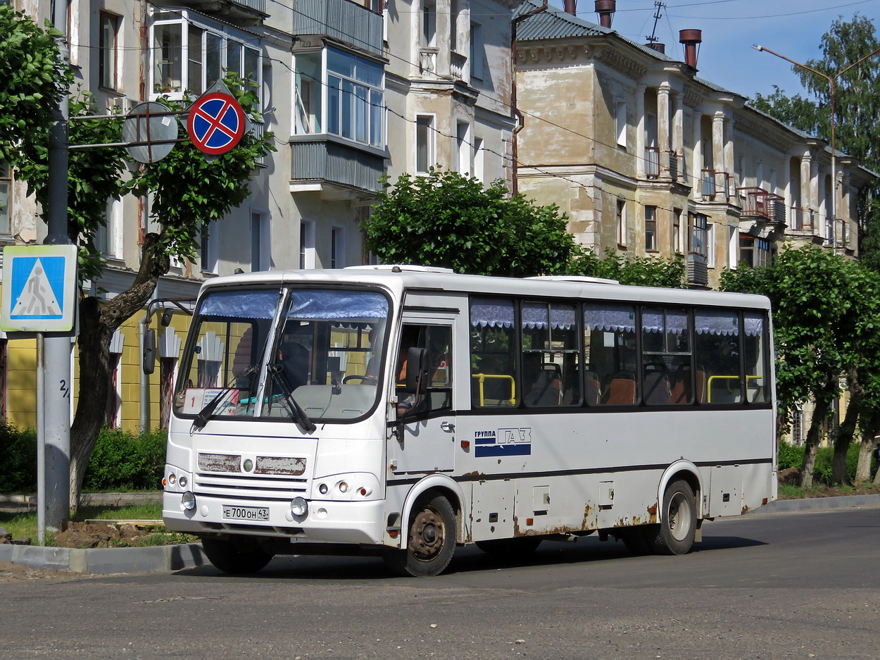 Кировская область, ПАЗ-320412-05 № Е 700 ОН 43
