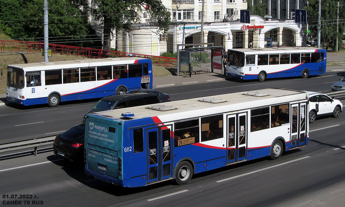 Ярославская область, ЛиАЗ-5256.53 № 682
