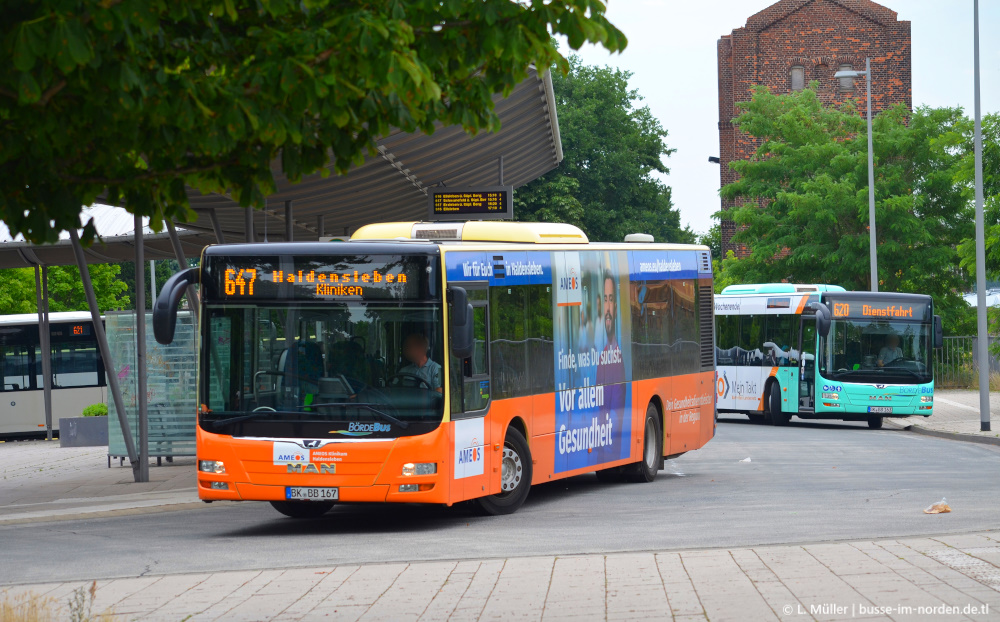 Саксония-Анхальт, MAN A37 Lion's City NL293 № BK-BB 167; Саксония-Анхальт, MAN A37 Lion's City NL293 № BK-BB 163