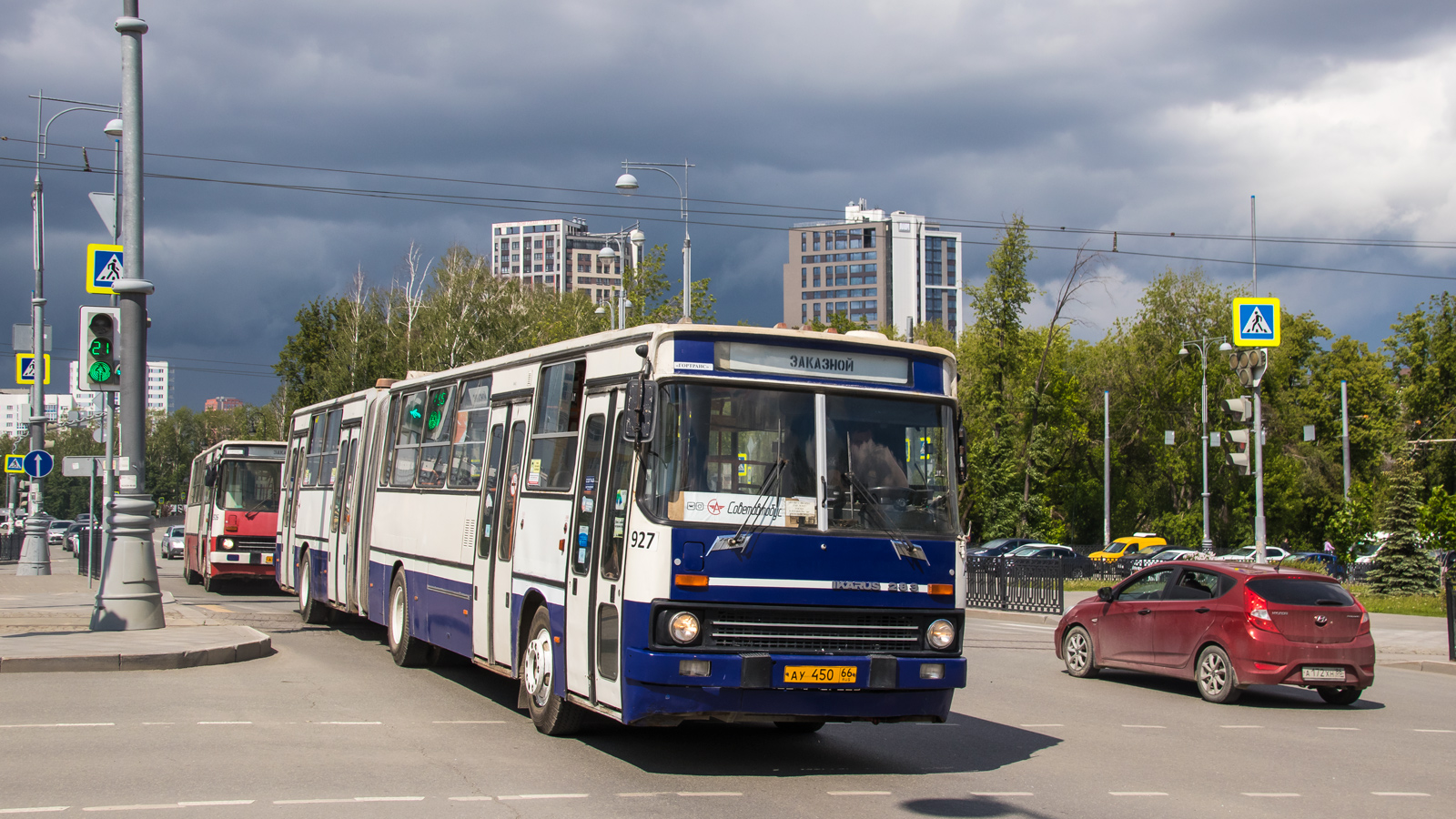 Свердловская область, Ikarus 283.10 № 927