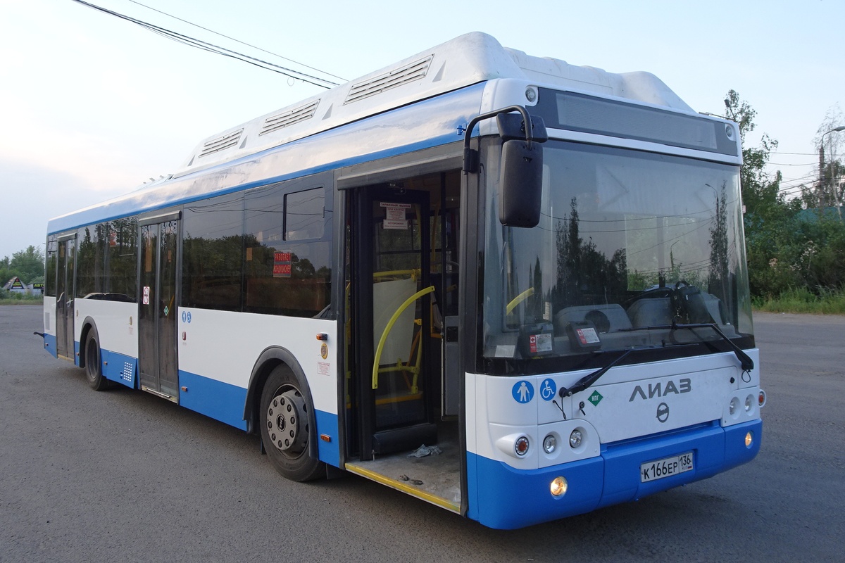 Yaroslavl region, LiAZ-5292.67 (CNG) # К 166 ЕР 136