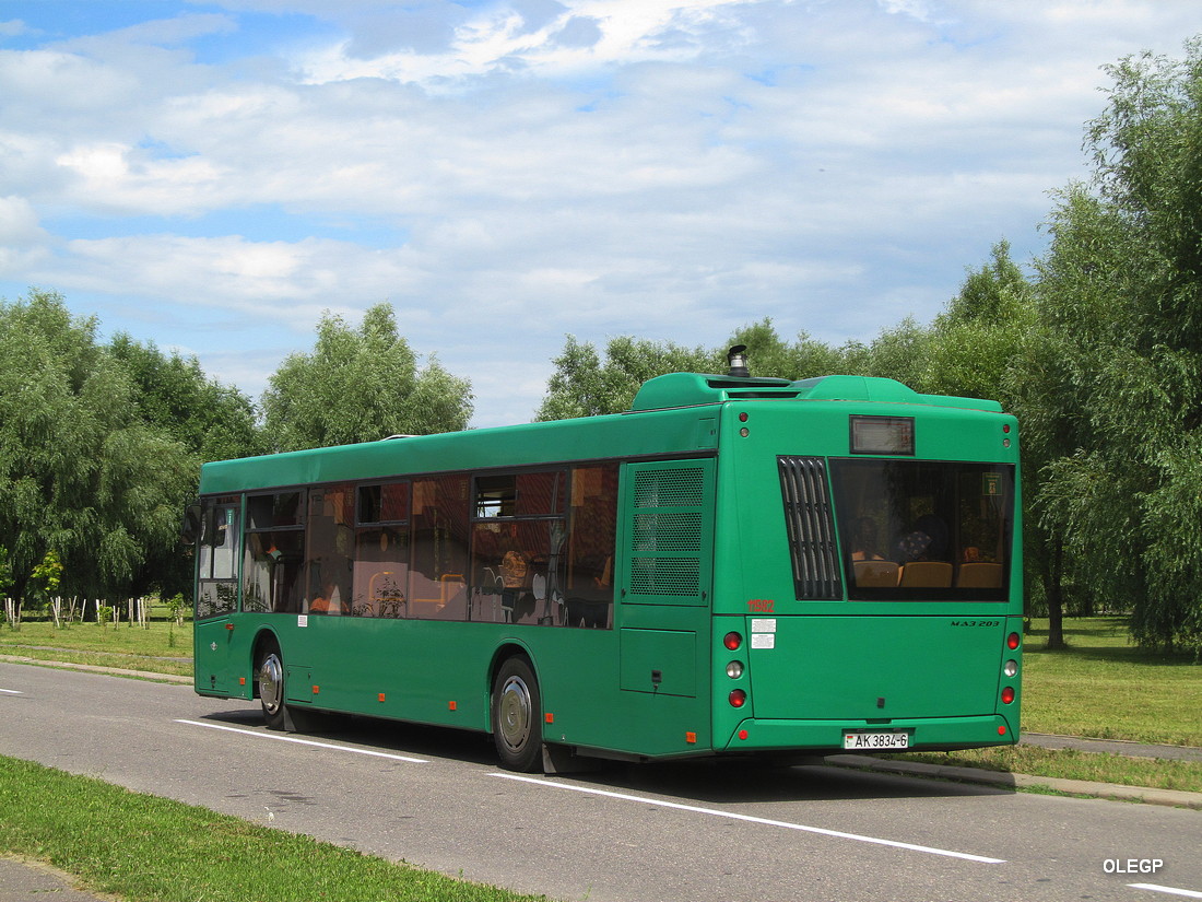 Могилёвская область, МАЗ-203.016 № 1198