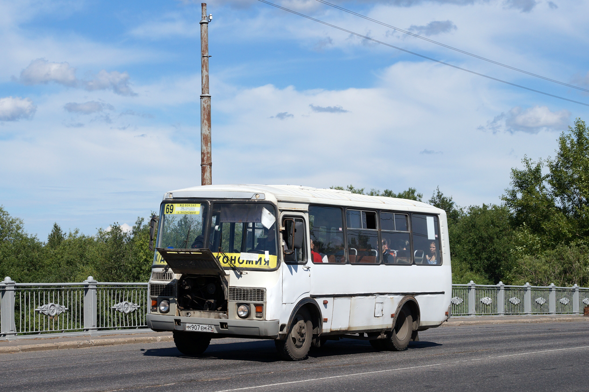Obwód archangielski, PAZ-32054 Nr М 907 ЕМ 29 Obwód archangielski, PAZ-32054 Nr М 907 ЕМ 29