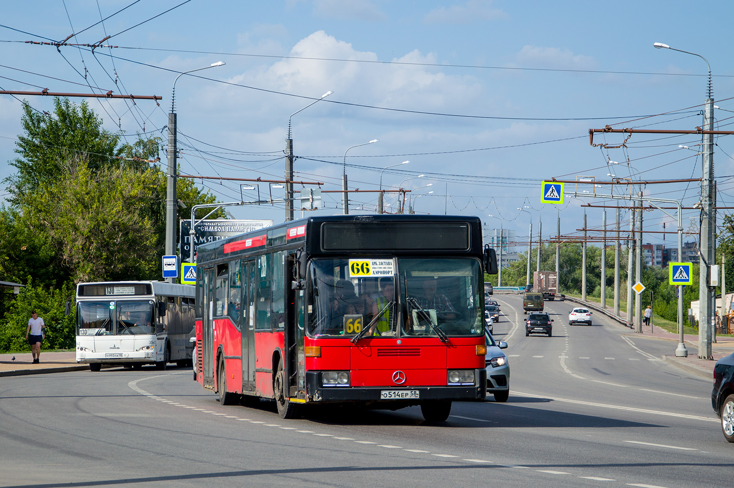 Пензенская область, Mercedes-Benz O405N2 № О 514 ЕР 58