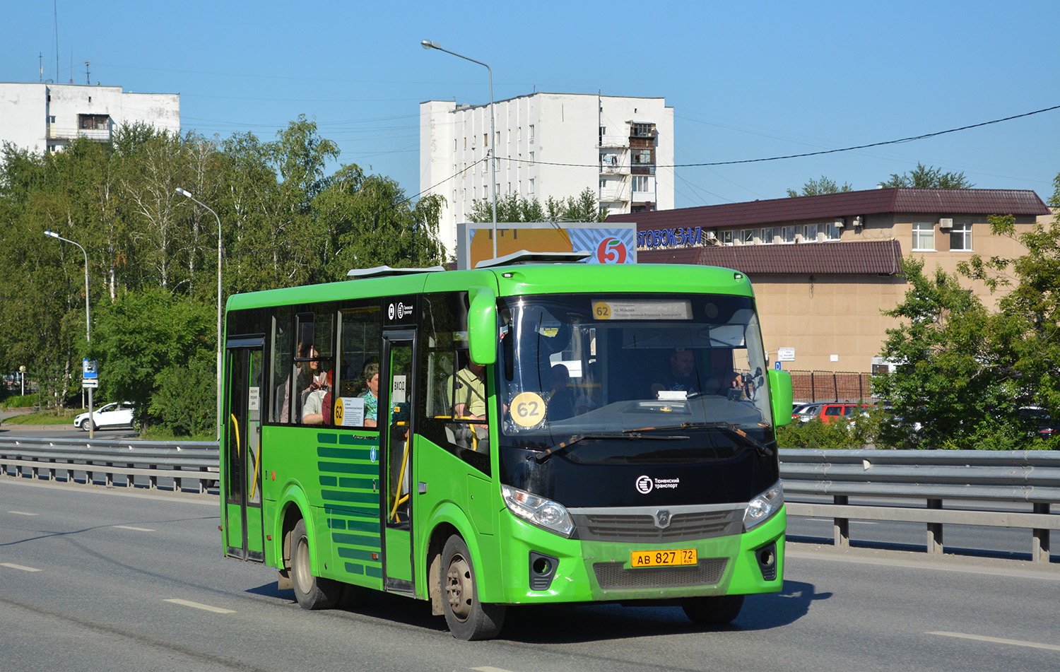 Тюменская область, ПАЗ-320435-04 "Vector Next" № АВ 827 72