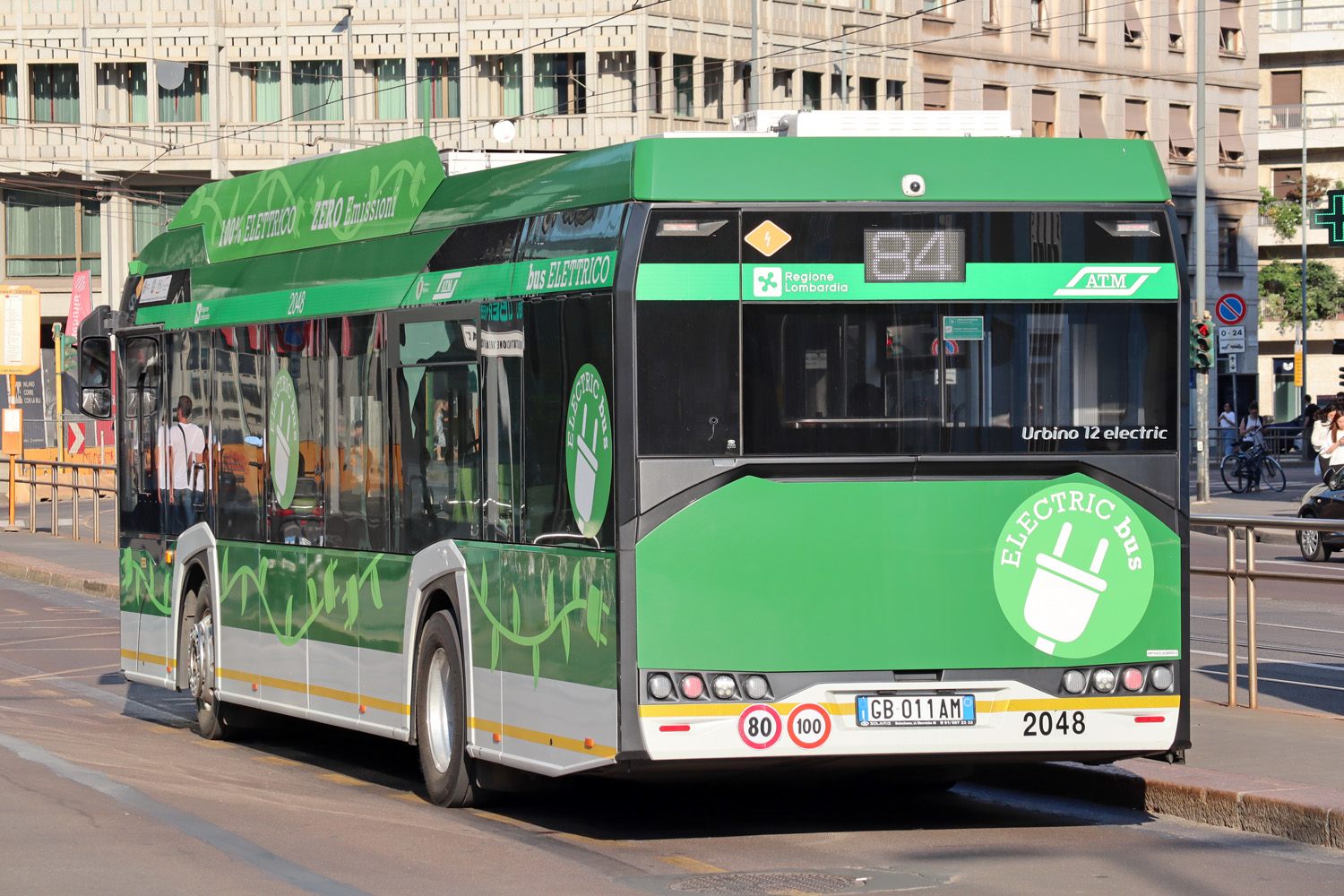 Италия, Solaris Urbino IV 12 electric № 2048