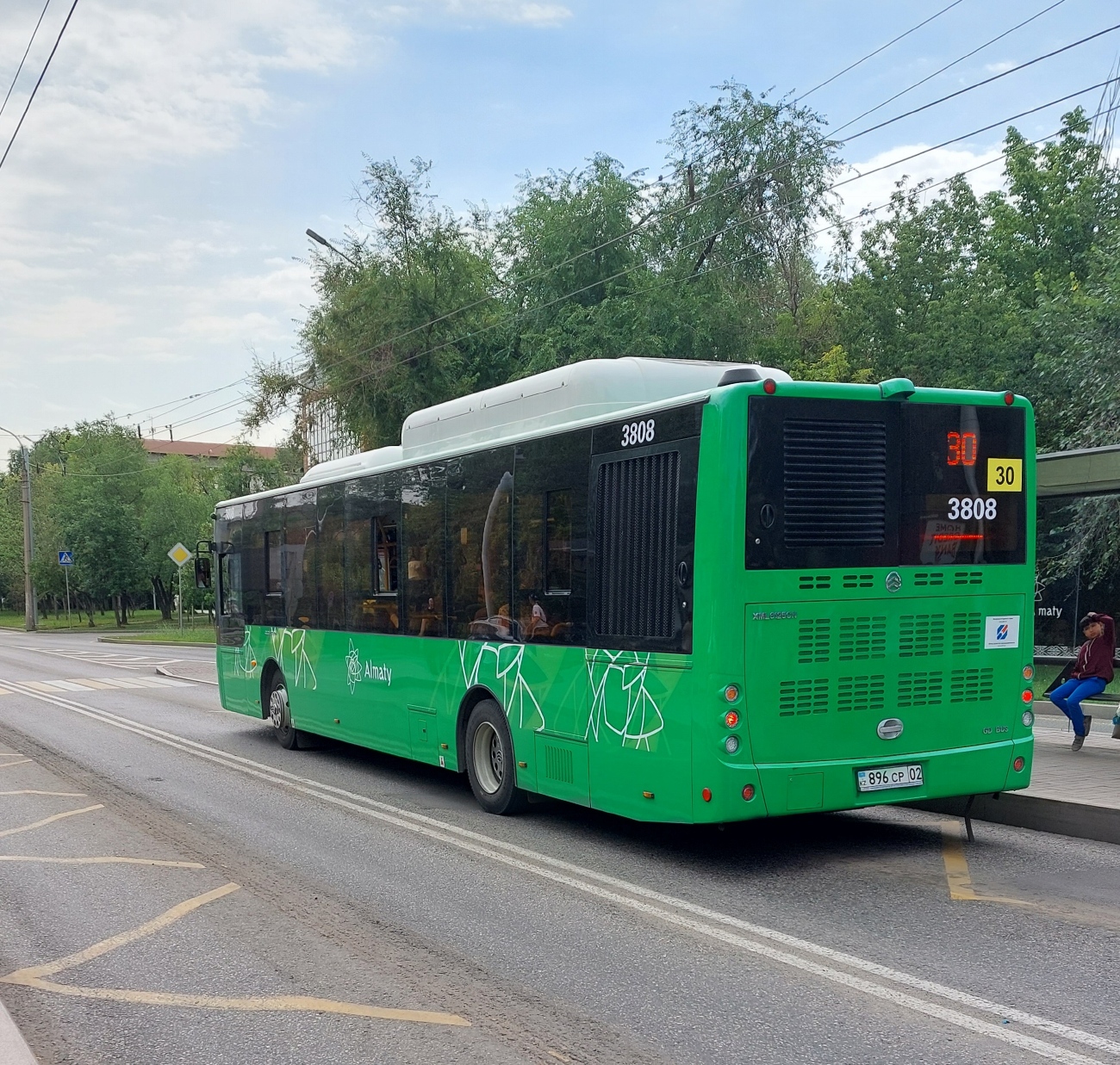Алматы, Golden Dragon XML6125CN (Hyundai Trans Auto) № 3808