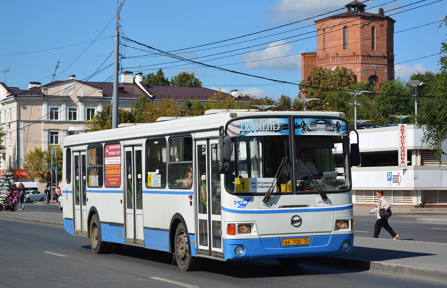 Tumen region, LiAZ-5293.00 № АЕ 700 72