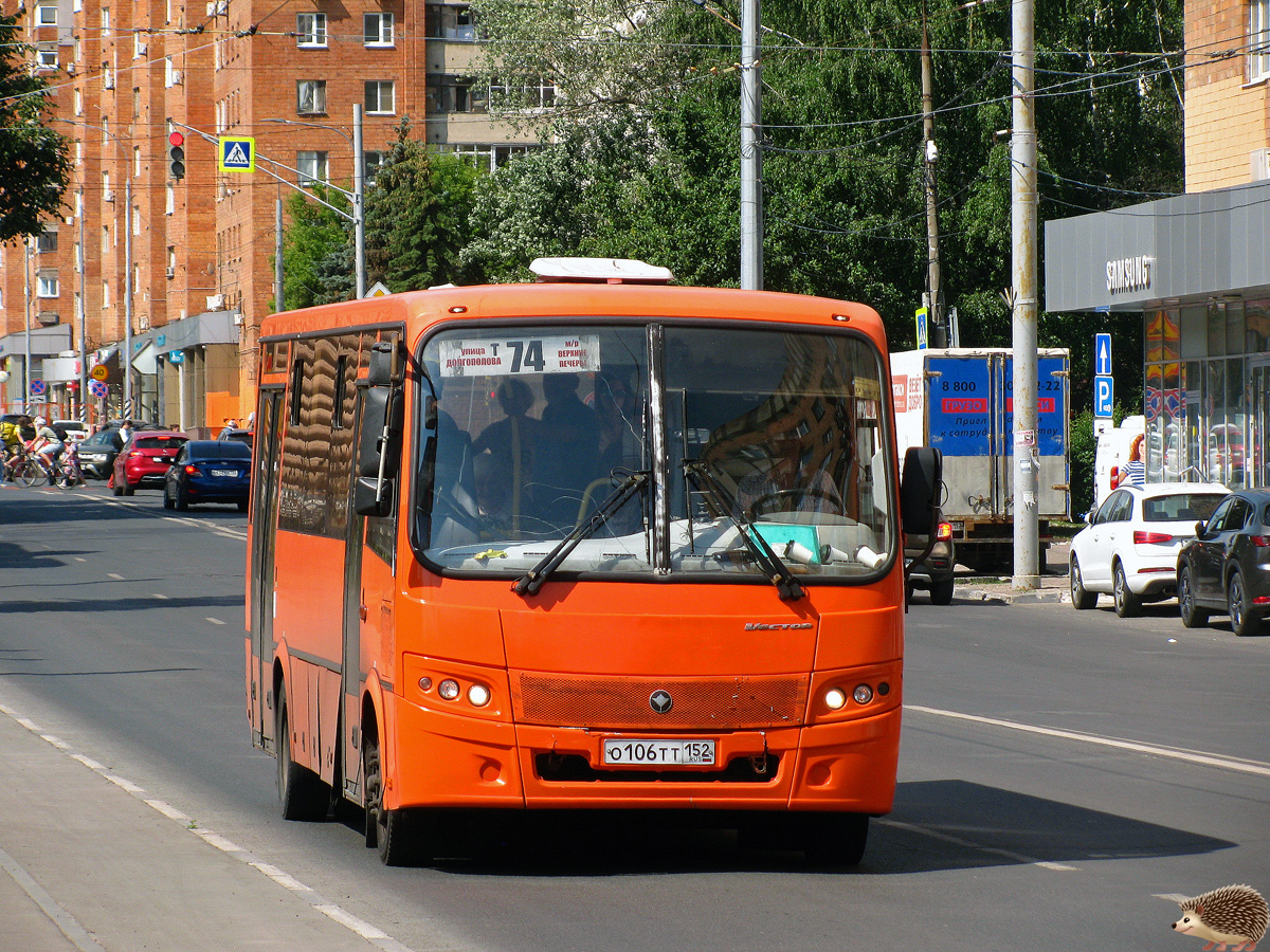 Нижегородская область, ПАЗ-320414-04 "Вектор" № О 106 ТТ 152