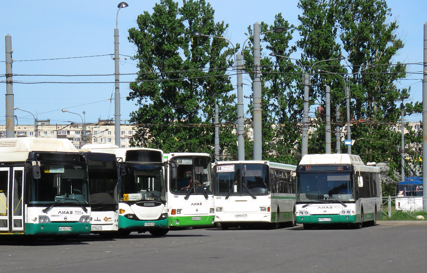 Санкт-Петербург, ЛиАЗ-5292.71 № 7576; Санкт-Петербург — Автобусные станции
