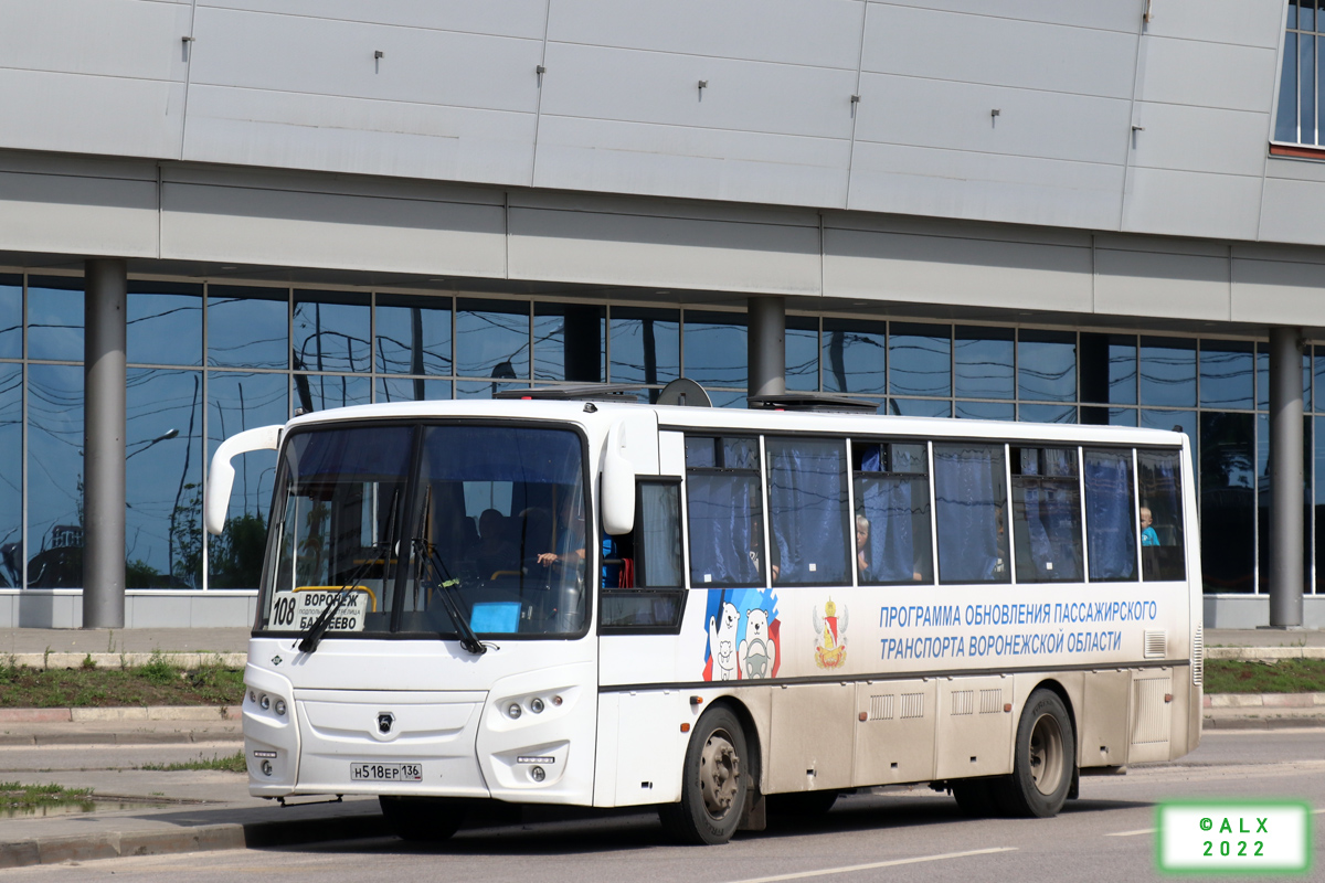 Воронежская область, КАвЗ-4238-81 № Н 518 ЕР 136