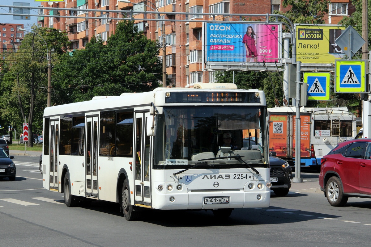 Санкт-Петербург, ЛиАЗ-5292.60 № 2254