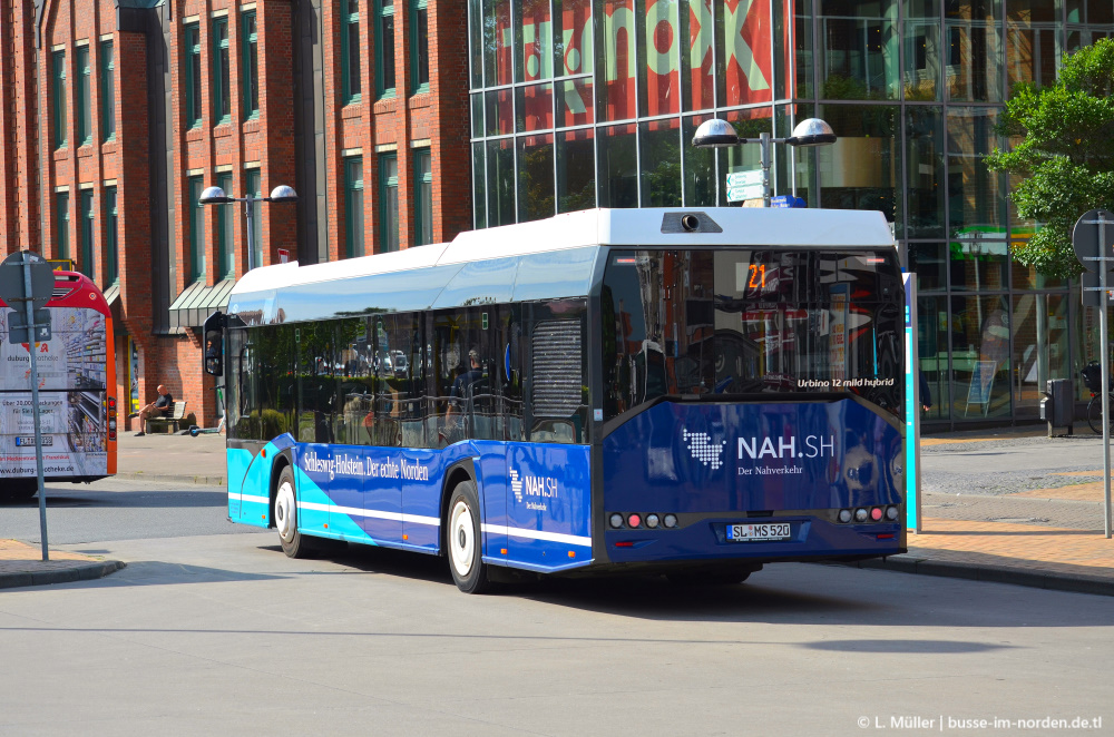 Шлезвиг-Гольштейн, Solaris Urbino IV 12 mild hybrid № SL-MS 520
