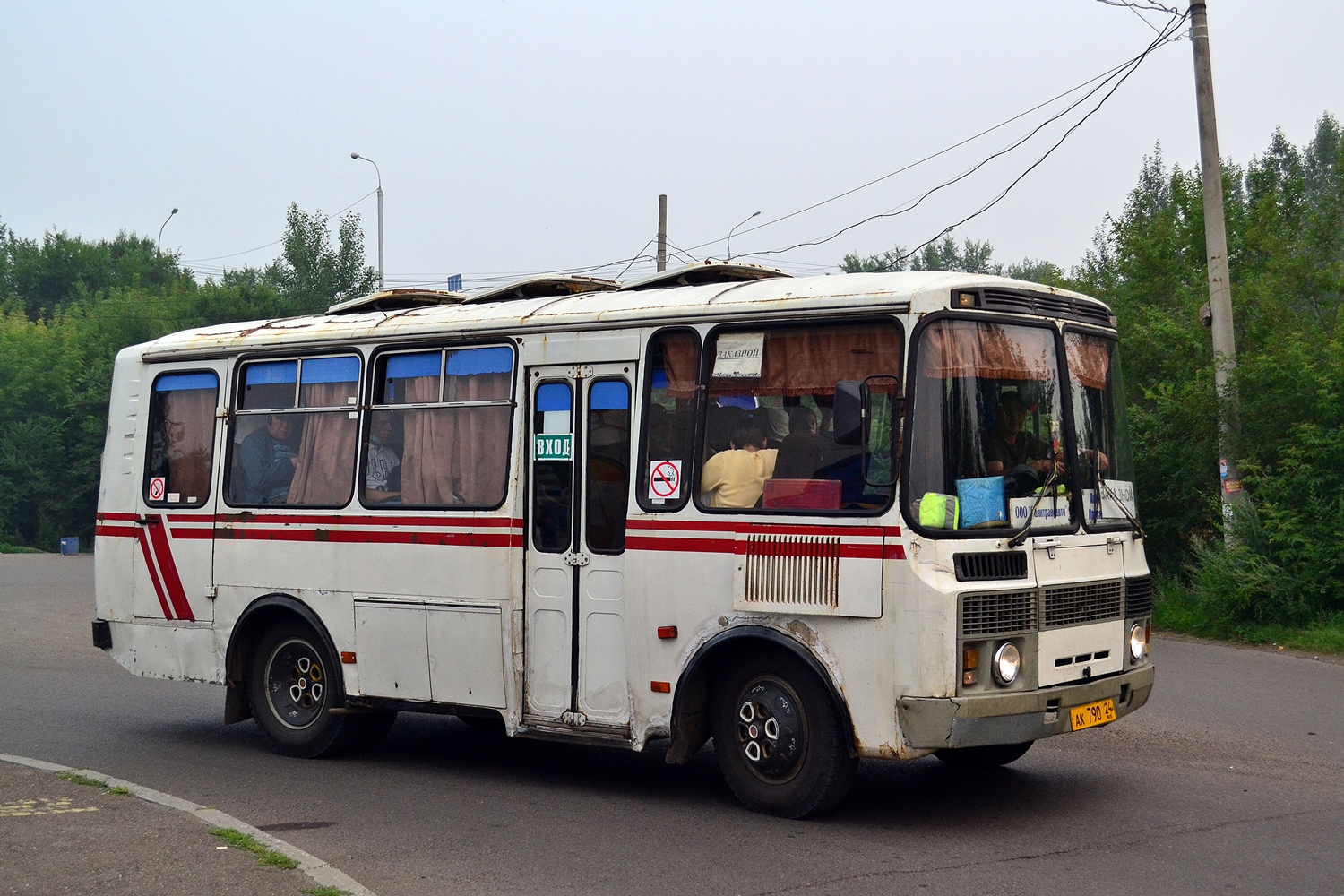 Красноярский край, ПАЗ-3205-110-50 № АК 790 24