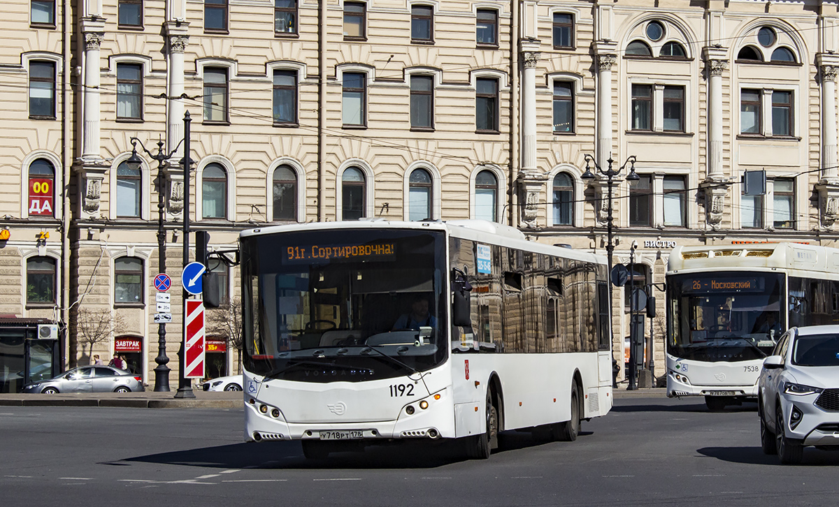 Санкт-Петербург, Volgabus-5270.00 № 1192