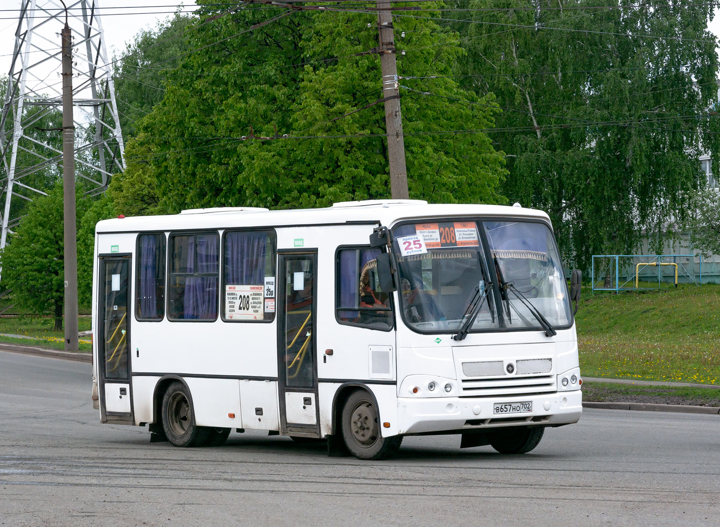 Башкортостан, ПАЗ-320302-08 № В 657 НО 702