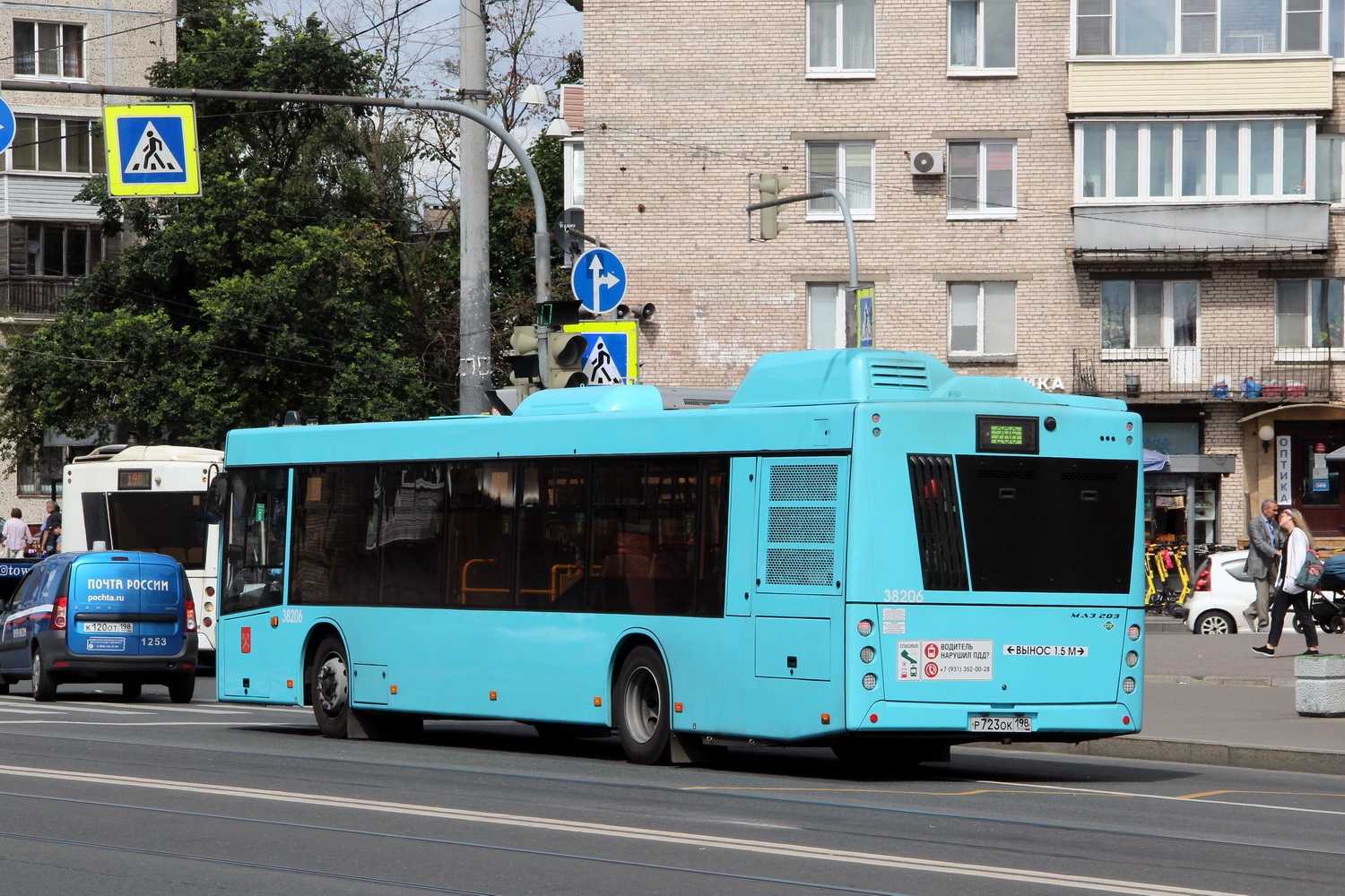 Санкт-Петербург, МАЗ-203.947 № 38206
