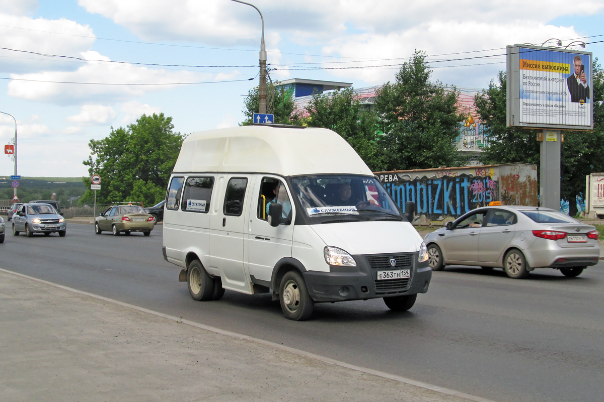 Kraj Permski, Luidor-225001 (GAZ-3221) Nr Е 363 ТН 159