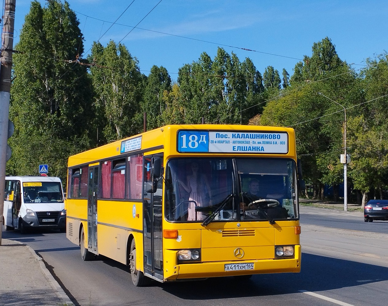 Саратовская область, Mercedes-Benz O405 № А 411 ХМ 164