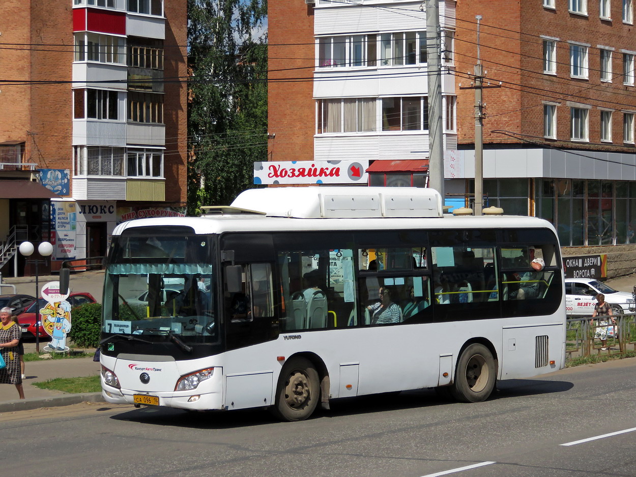 Удмуртия, Yutong ZK6852HG № СА 096 18