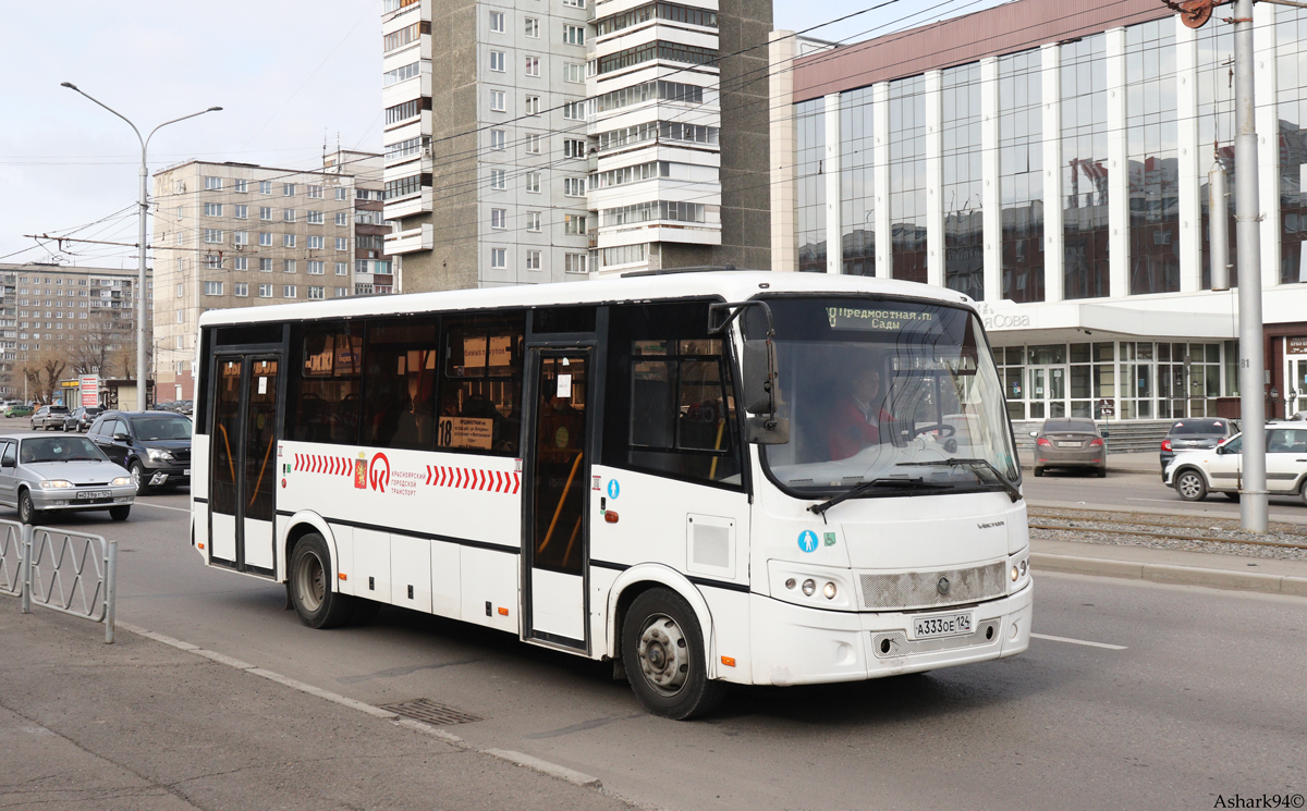 Красноярский край, ПАЗ-320414-04 "Вектор" (1-2) № А 333 ОЕ 124